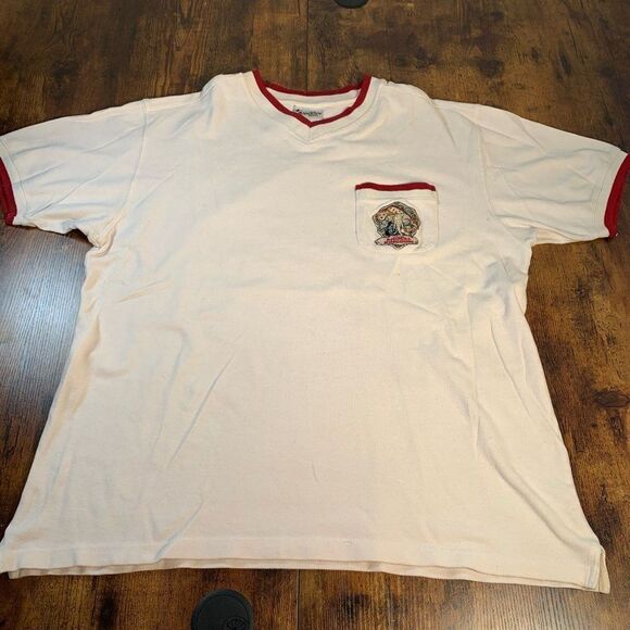 Disney's Animal Kingdom  Mickey Mouse  T-shirt  Large White Unisex - Picture 1 of 6